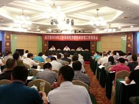 四川省召開全省工業(yè)領(lǐng)域電力需求側(cè)管理工作培訓會