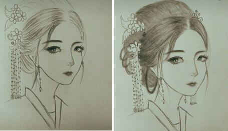 二月二，電力作家坐家“戰(zhàn)疫”新作——觀美姬素描遙寄故鄉(xiāng)九妹