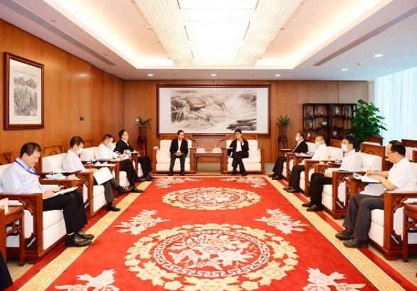 華能集團有限公司黨組書記、董事長舒印彪會見國開行董事長趙歡