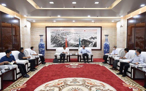 國家電網(wǎng)有限公司總經(jīng)理、黨組副書記辛保安會見寧夏回族自治區(qū)副主席吳秀章