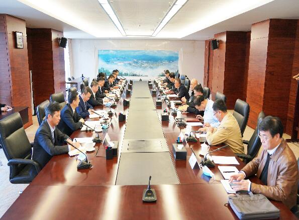 中國能建黨委書記、董事長宋海良拜會三峽集團董事長雷鳴山