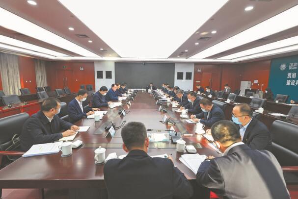 毛偉明董事長、辛保安總經(jīng)理赴國網(wǎng)新疆電力調(diào)研