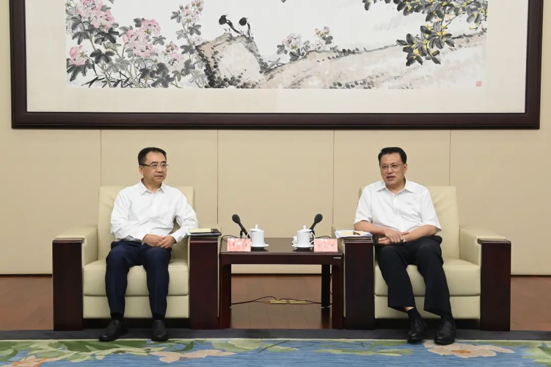 大唐集團公司黨組書記、董事長鄒磊拜會浙江省委書記、省人大常委會主任袁家軍