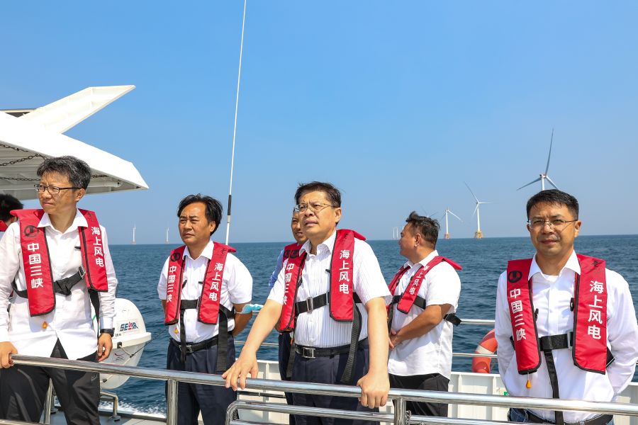 韓君赴廣東陽江、福建福州調(diào)研三峽集團(tuán)海上風(fēng)電項目