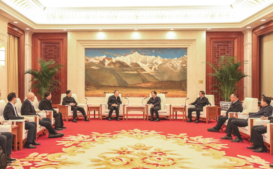 雷鳴山、韓君拜會(huì)云南省委書記王寧、省長(zhǎng)王予波