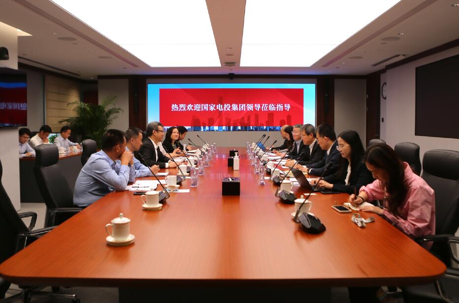 國家電投黨組書記、董事長錢智民與中信證券董事長張佑君會談