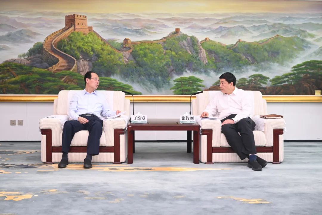 中國電建黨委書記、董事長丁焰章與國家電網(wǎng)有限公司董事長、黨組書記張智剛舉行會(huì)談