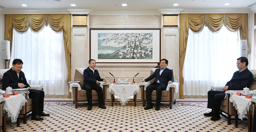 大唐集團(tuán)董事長鄒磊、總經(jīng)理張傳江拜會江蘇省委書記信長星、省長許昆林