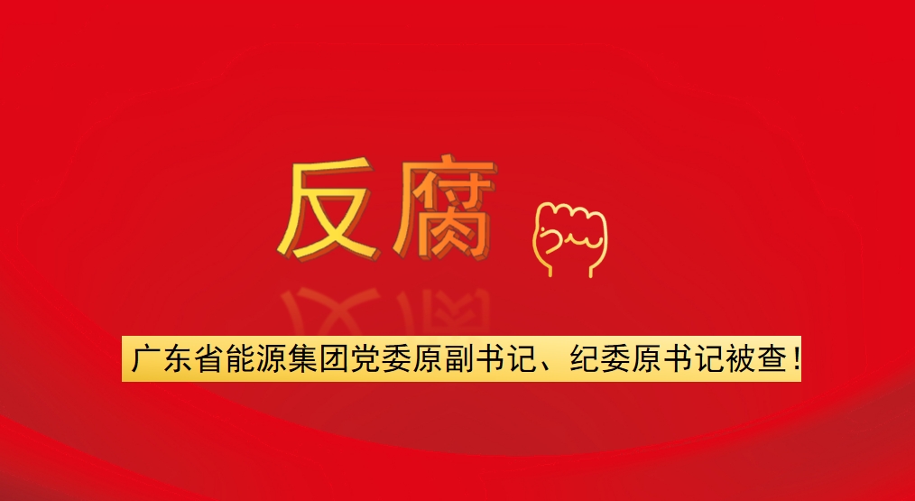 廣東省能源集團(tuán)黨委原副書記、紀(jì)委原書記被查！